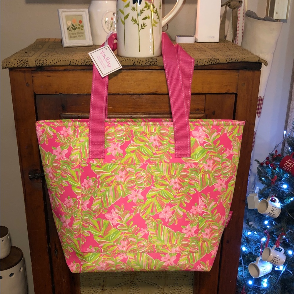 Lilly Pulitzer Insulated Tote Cooler Featured in Jungle Tumble